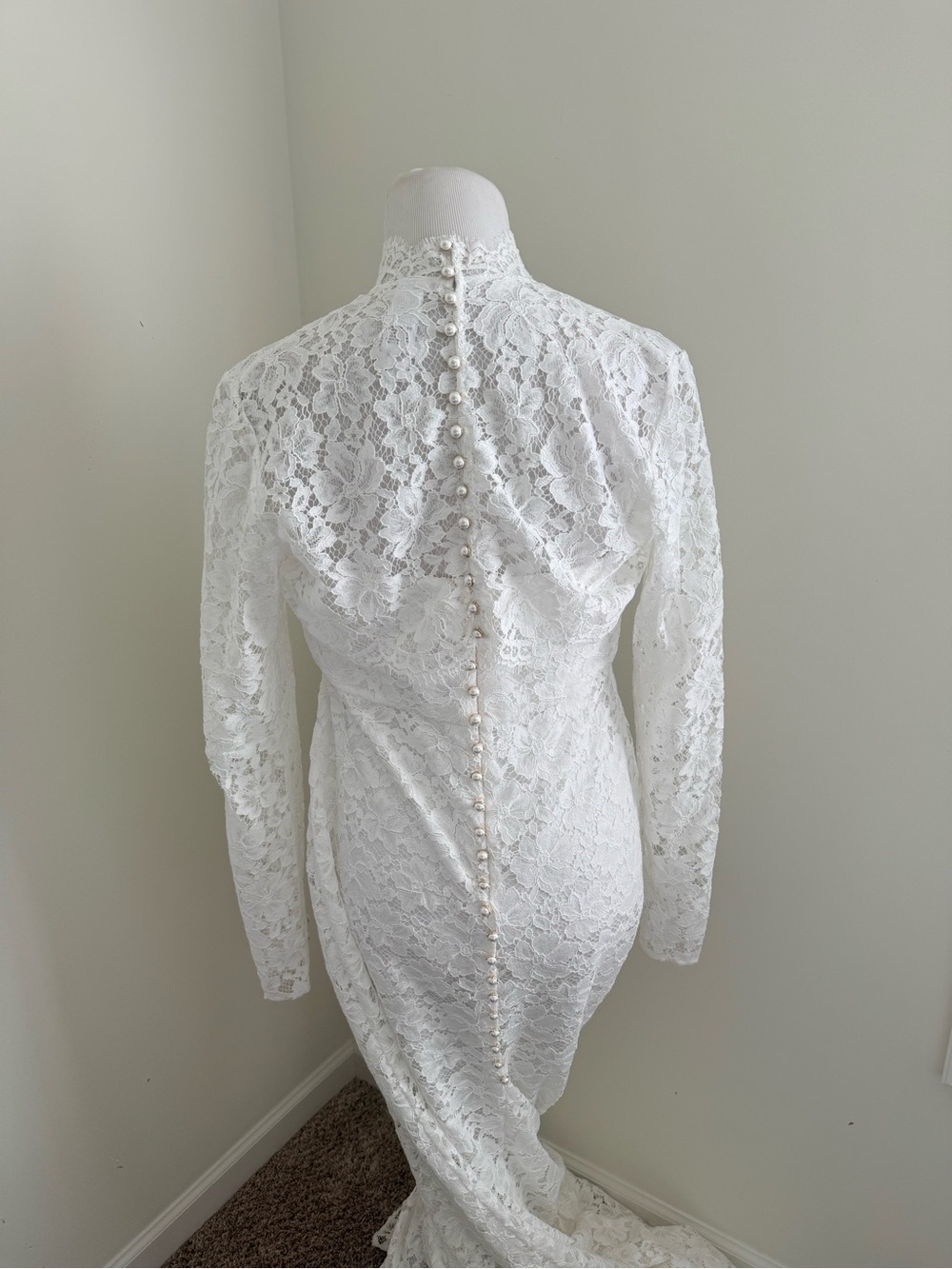 NEW Grace Loves Lace Joy Strapless Wedding Dress (L) and Joy Bolero Jacket (M) - Picture 6 of 16
